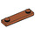 LEGO Dunkelorange Platte 1 x 4 mit Zwei Noppen mit Nut (41740)