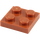 LEGO Dark Orange Plate 2 x 2 (3022 / 94148)