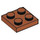 LEGO Dark Orange Plate 2 x 2 (3022 / 94148)