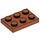 LEGO Mørk oransje Plate 2 x 3 (3021)