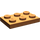 LEGO Donkeroranje Plaat 2 x 3 (3021)