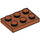 LEGO Orange sombre assiette 2 x 3 (3021)