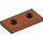 LEGO Dark Orange Plate 2 x 4 with 2 Studs (65509)