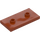 LEGO Dark Orange Plate 2 x 4 with 2 Studs (65509)