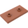 LEGO Dark Orange Plate 2 x 4 with 2 Studs (65509)