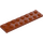 LEGO Mørk oransje Plate 2 x 8 (3034)