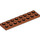 LEGO Dark Orange Plate 2 x 8 (3034)
