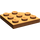 LEGO Dark Orange Plate 3 x 3 Round Corner (30357)