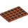 LEGO Dark Orange Plate 4 x 6 (3032)