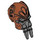 LEGO Dark Orange Plo Koon Head (17554 / 62763)