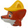 LEGO Dark Orange Robin Hood Head with Yellow Hat (102052)