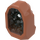 LEGO Dunkelorange Felsen mit Transparent Light Blau Crystal (49656)