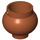 LEGO Dunkelorange Gerundet Pot / Cauldron (79807 / 98374)