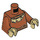 LEGO Dark Orange Scarecrow Minifig Torso (973 / 76382)