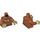 LEGO Orange Sombre Scarecrow avec Orange Sombre Chapeau Minifigurine Torse (973 / 76382)