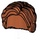 LEGO Dark Orange Short Bushy Hair with Left Parting  (3061 / 38798)