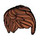 LEGO Orange sombre Court Tousled Cheveux balayé à gauche (37823)