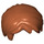 LEGO Dunkelorange Kurz Tousled Haar mit Seitenscheitel (62810 / 88425)