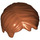 LEGO Dunkelorange Kurz Tousled Haar mit Seitenscheitel (62810 / 88425)