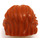LEGO Dark Orange Short Wavy Hair with Parting (26139)