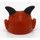 LEGO Orange sombre Skull Haut avec Noir Horns (69540)