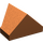 LEGO Orange sombre Pente 1 x 2 (45°) Double / Inversé avec fond ouvert (3049)