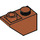 LEGO Orange sombre Pente 1 x 2 (45°) Inversé (3665)