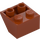 LEGO Donkeroranje Helling 2 x 2 (45°) Omgekeerd met platte afstandsring eronder (3660)