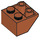 LEGO Donkeroranje Helling 2 x 2 (45°) Omgekeerd met platte afstandsring eronder (3660)