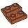 LEGO Donkeroranje Helling 2 x 2 x 0.7 Gebogen Omgekeerd (32803)