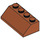 LEGO Dark Orange Slope 2 x 4 (45°) with Rough Surface (3037)