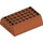 LEGO Orange sombre Pente 6 x 8 x 2 Incurvé Double (45411 / 56204)