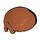 LEGO Orange sombre Smooth Court Cheveux avec Arche
 for Oreilles (3901)
