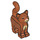 LEGO Dark Orange Standing Cat with Long Tail with Tan Fur and Stripes (16237 / 32714)