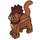 LEGO Dark Orange Standing Cat with Mohawk, Collar and Bandage (49986)
