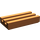 LEGO Dunkelorange Fliese 1 x 2 Gitter (mit Bottom Groove) (2412 / 30244)