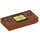 LEGO Orange sombre Tuile 1 x 2 avec Radio avec rainure (3069 / 23080)