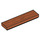 LEGO Dark Orange Tile 1 x 4 with Dark Orange Wood Grain (2431 / 80219)