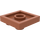 LEGO Dunkelorange Fliese 2 x 2 mit Bolzen auf Kante (33909)