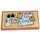 LEGO Orange sombre Tuile 2 x 4 avec Bulletin Tableau avec &#039;Emily&#039; Autocollant (87079)