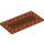 LEGO Mørk oransje Tile 4 x 8 Omvendt (83496)