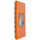 LEGO Dark Orange Tile 4 x 8 Inverted with Hogwarts Emblem Sticker (83496)