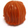 LEGO Dunkelorange Tousled Haar nach Links gefegt (18226 / 87991)
