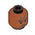 LEGO Dark Orange Ugha Warrior Head (Safety Stud) (3626 / 63411)