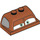 LEGO Dark Orange Vehicle Top 2 x 4 x 1.3 with Smokey&#039;s Eyes and Side Windows (30841 / 34238)