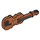 LEGO Donkeroranje Violin met Zwart (69947 / 73374)