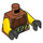 LEGO Dunkelorange Wallop Minifigur Torso (973 / 76382)