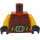 LEGO Donkeroranje Wallop Minifiguur Torso (973 / 76382)