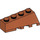 LEGO Mørk orange Kile 2 x 4 Sloped Venstre (43721)