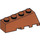LEGO Orange sombre Coin 2 x 4 Sloped La gauche (43721)